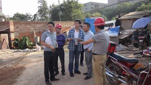 國(guó)家住建部到我局檢查公租房建設(shè)