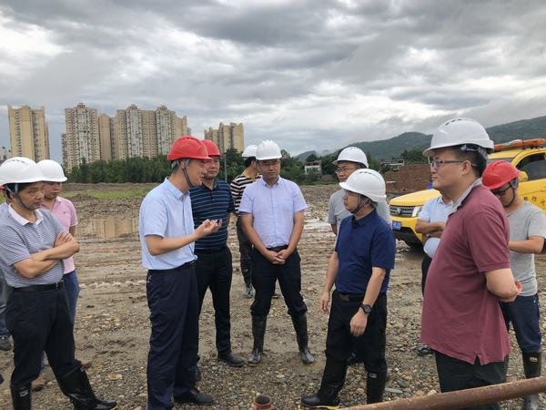 省水利廳副廳長王華到金堂盤龍寺項目開展災(zāi)后安全檢查