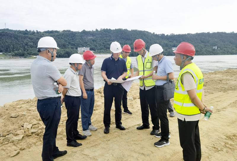 公司黨委書記、董事長袁斌帶隊(duì)督導(dǎo)檢查亭子口灌區(qū)一期工程I標(biāo)項(xiàng)目工作