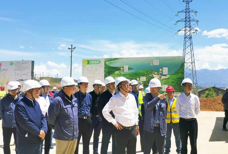 省水利廳黨組書記、廳長郭亨孝一行蒞臨龍塘水庫檢查指導工作