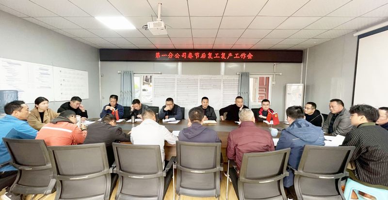 一分公司召開節后復工復產工作會議暨2023年工作安排會議